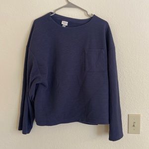 A New Day Long Sleeve Ribbed Sweater/shirt
